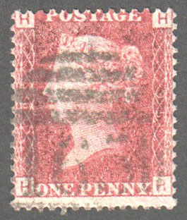 Great Britain Scott 33 Used Plate 95 - HH - Click Image to Close